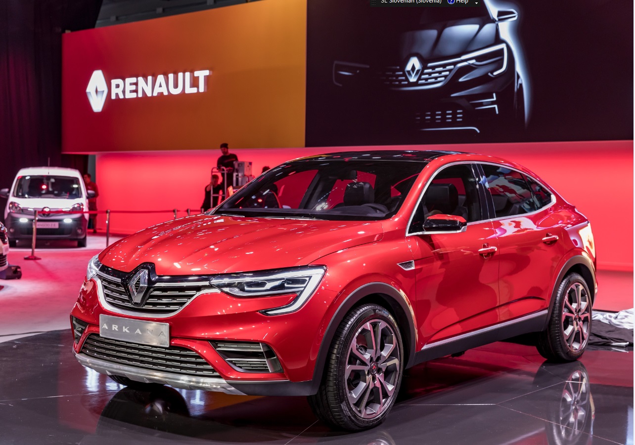 World premiere: Renault ARKANA show car at Moscow Motor Show 